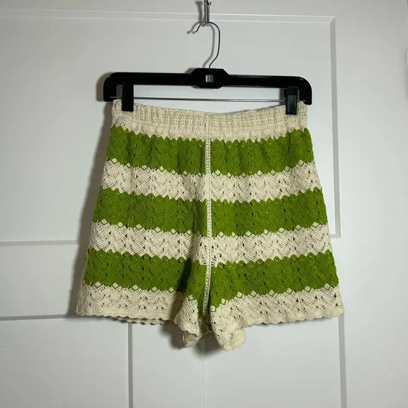 Crochet boho vacation set - crop top + shorts - Picture 5 of 14